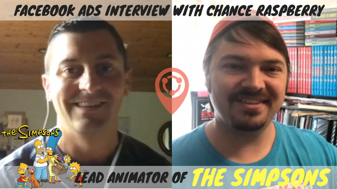 aaron, packer, shoppinglocal.net, chance raspberry, lead animator simpsons, interview with chance raspberry, facebook ads, digital advertising